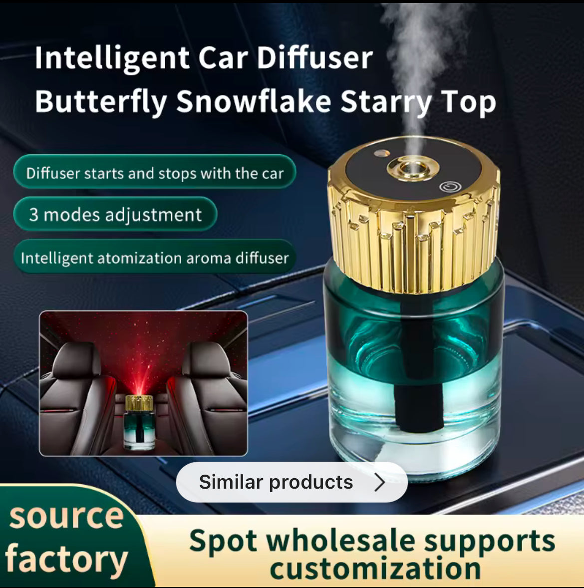 Smart Car Air freshener Portable